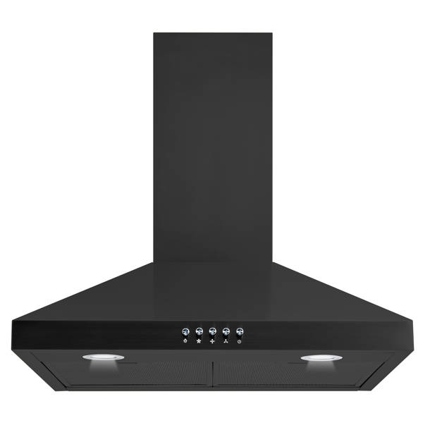 AKDY 30" 343 Cubic Feet Per Minute Convertible Wall Mount Range Hood